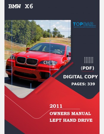 bmw x6 2011 owners manual
